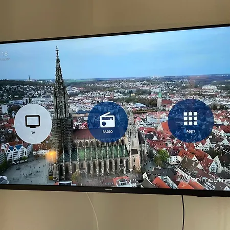 In Ruhiger Lage, 3 Schlafzimmer, Einzelbetten Bis Zu 6 Personen, Nahe Ulm